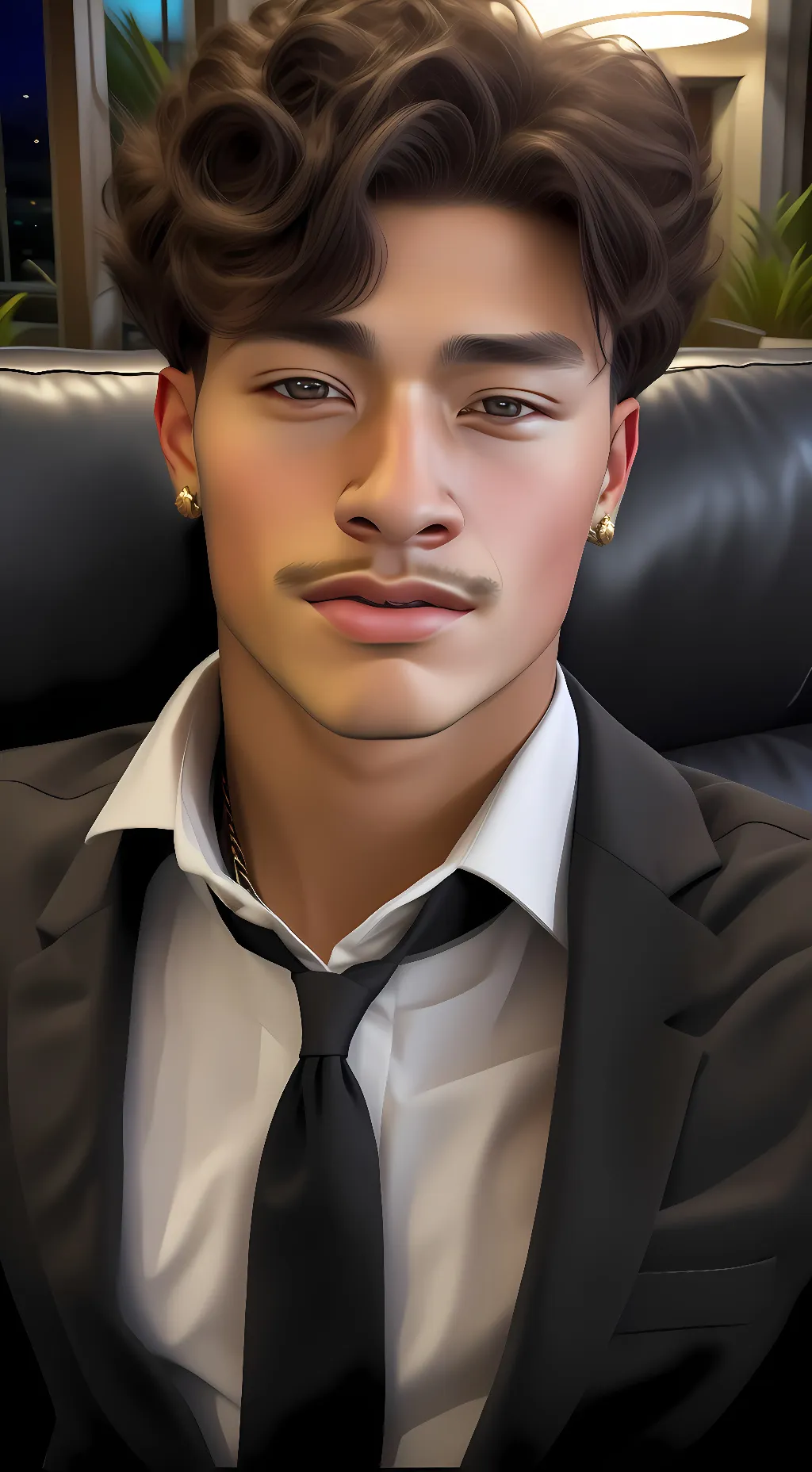ai character: Alex chino background