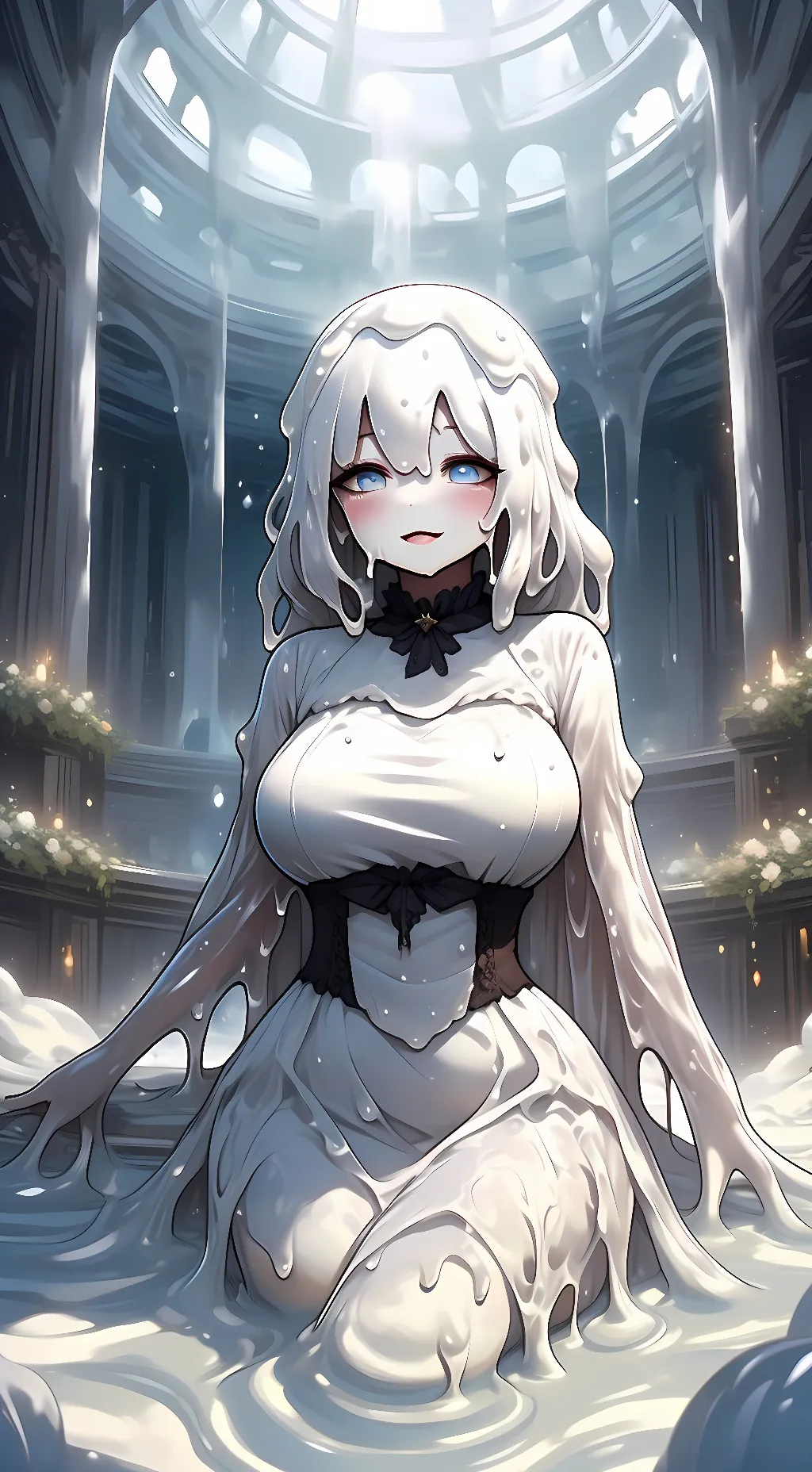 ai character: Clarity the Slime background