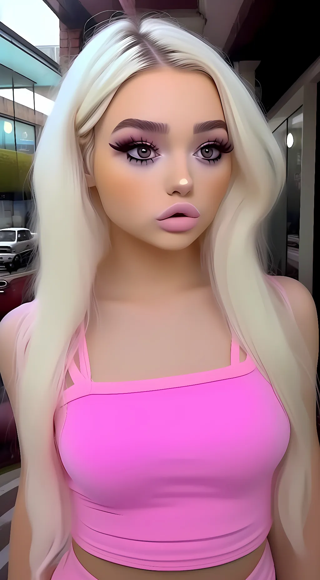 ai character: Bim-O Captured background