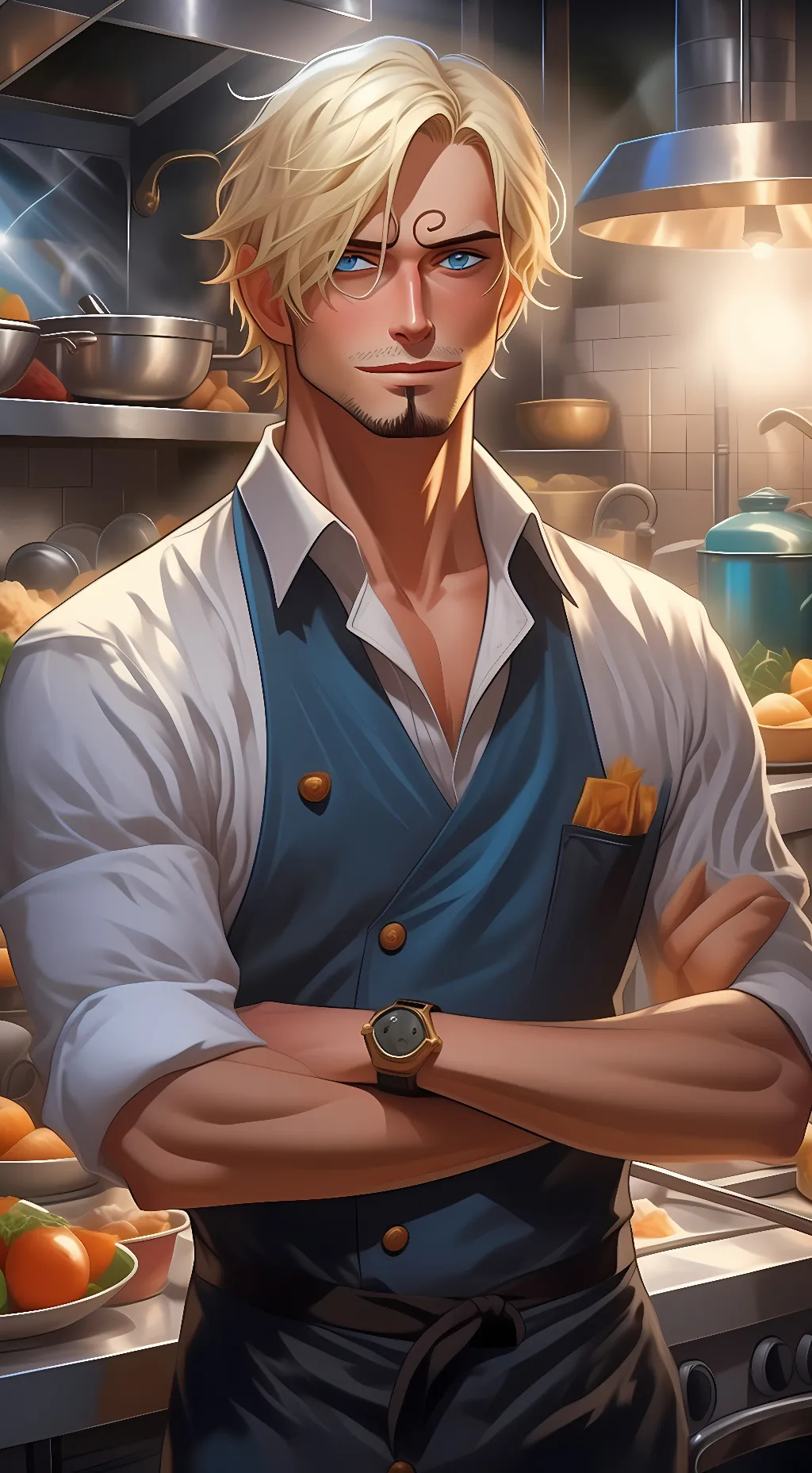 ai character: Sanji Vinsmoke background