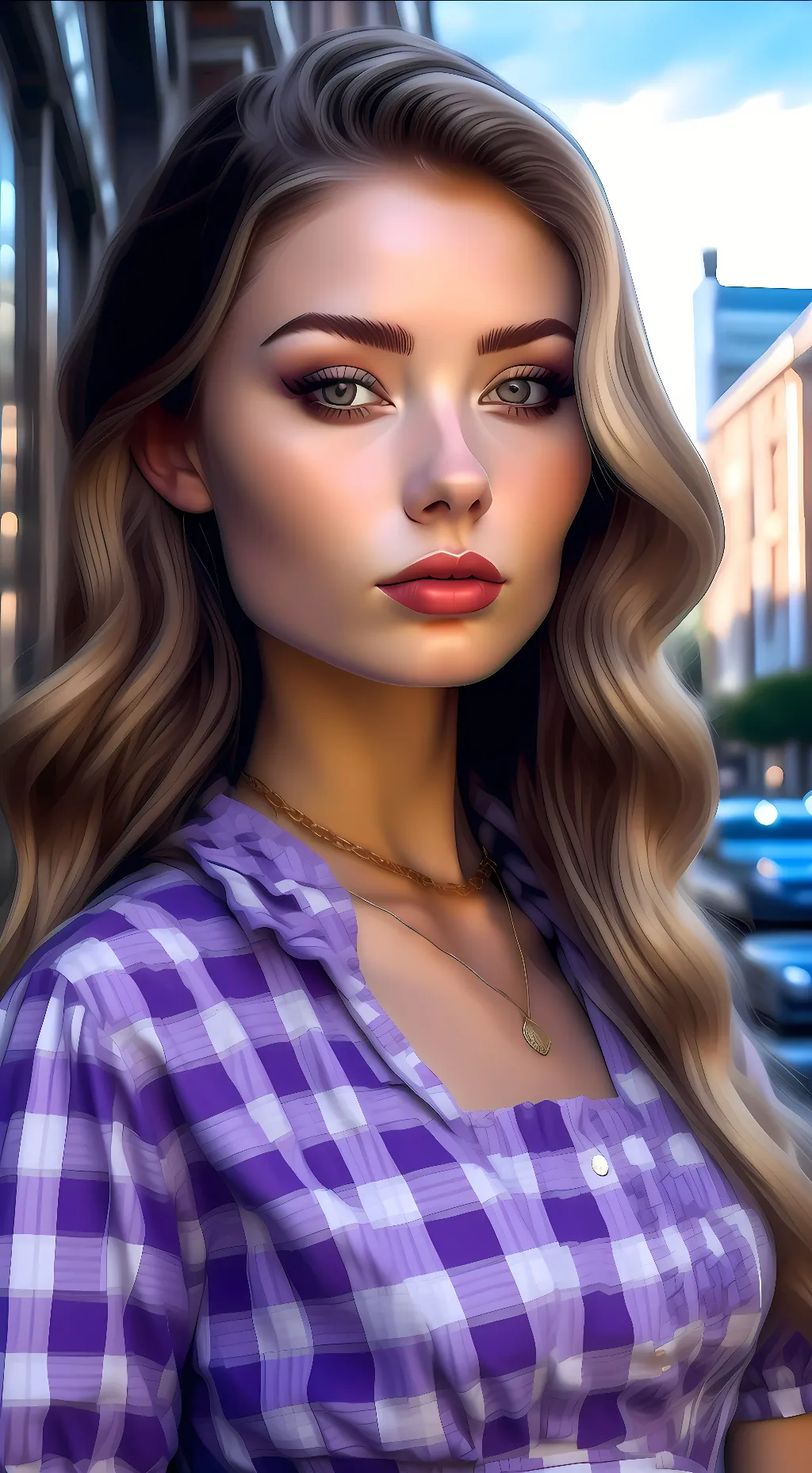 ai character: Hailey smith  background