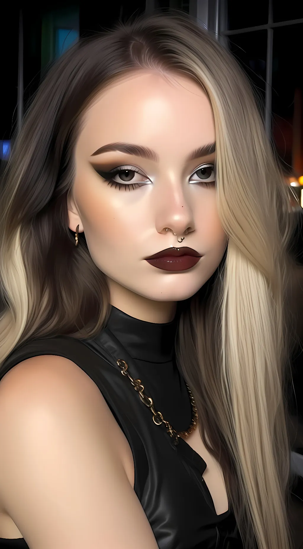 ai character: Amanda Tucci  background