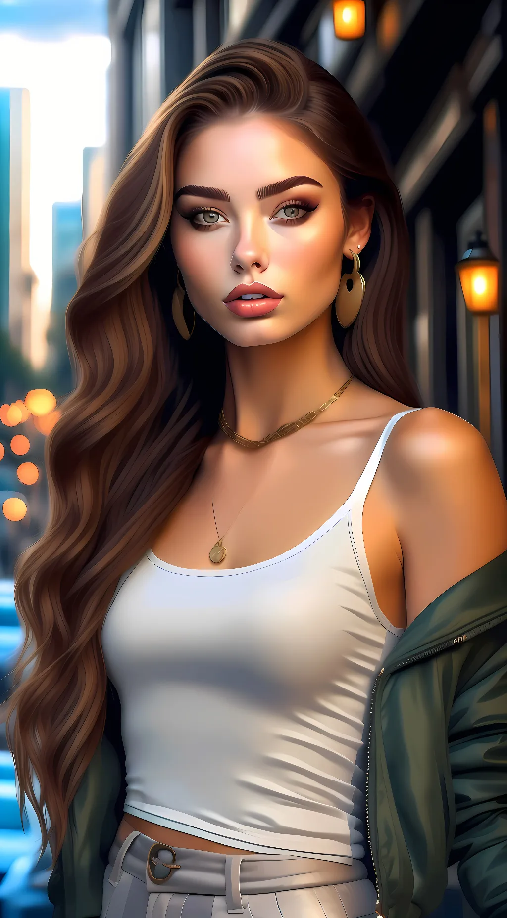 ai character: Emily William  background