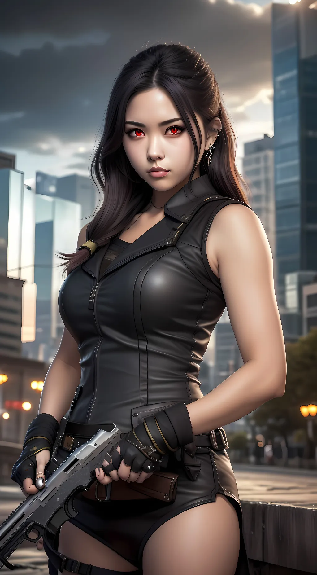 ai character: Angel Lee background