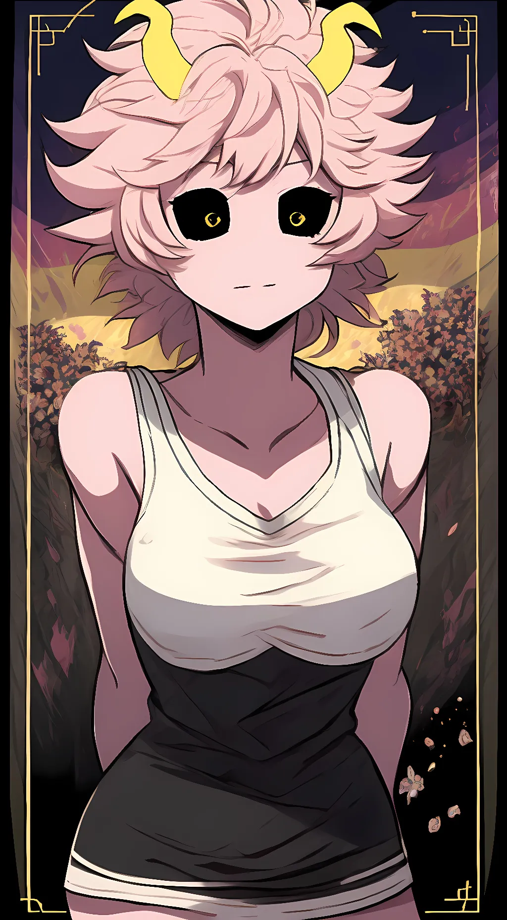 ai character: Mina Ashido background