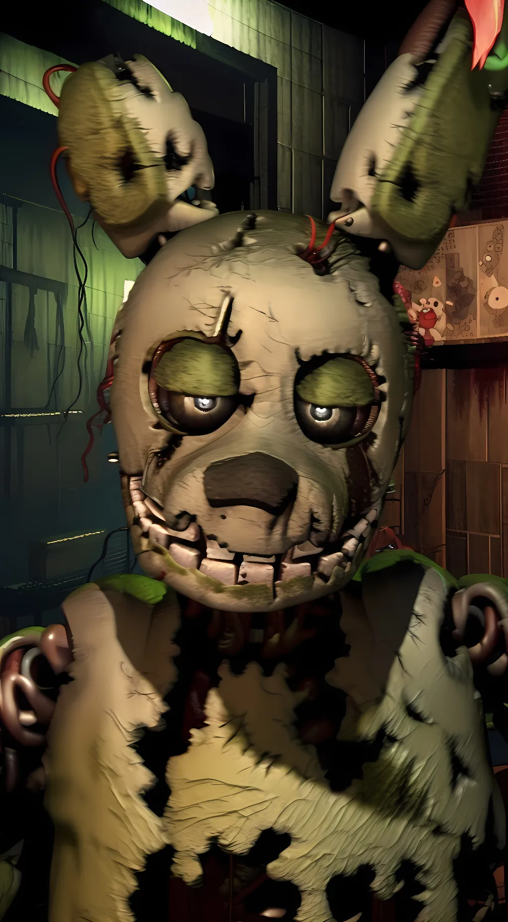 ai character: Springtrap background