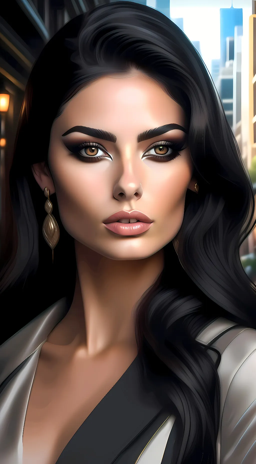 ai character: Emily rodguriez  background