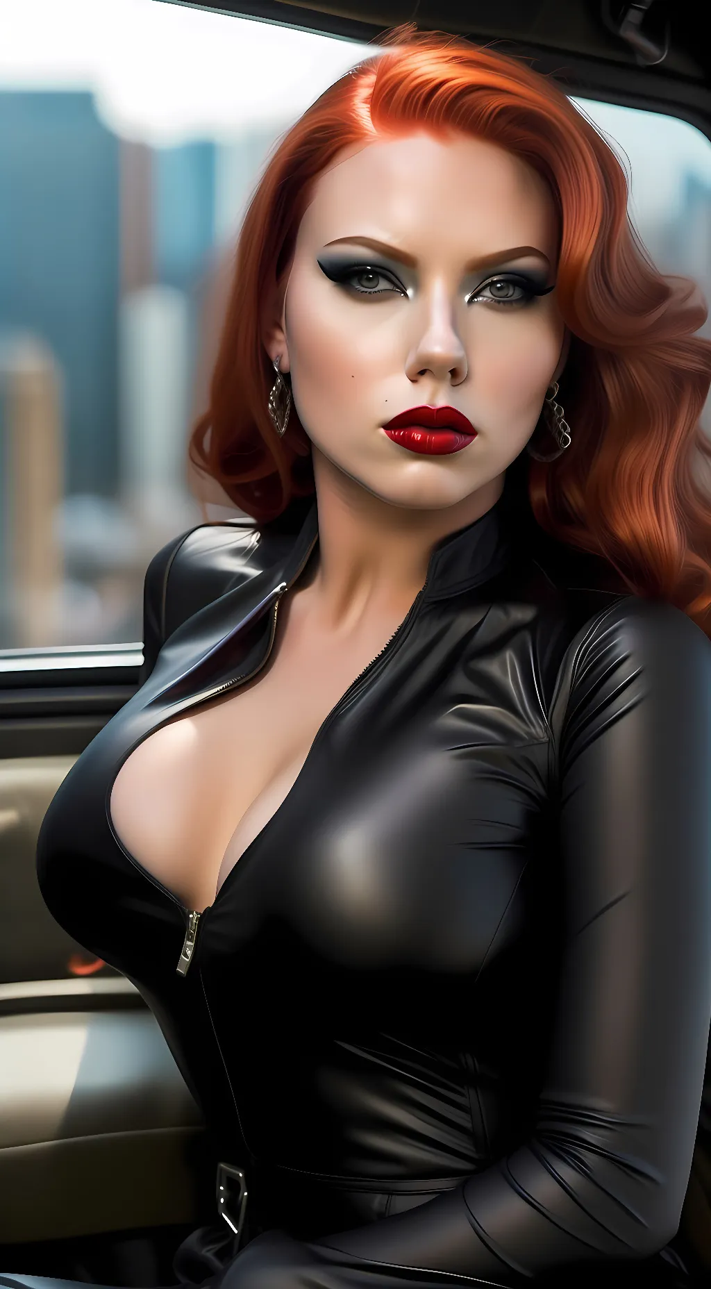 ai character: Black Widow background