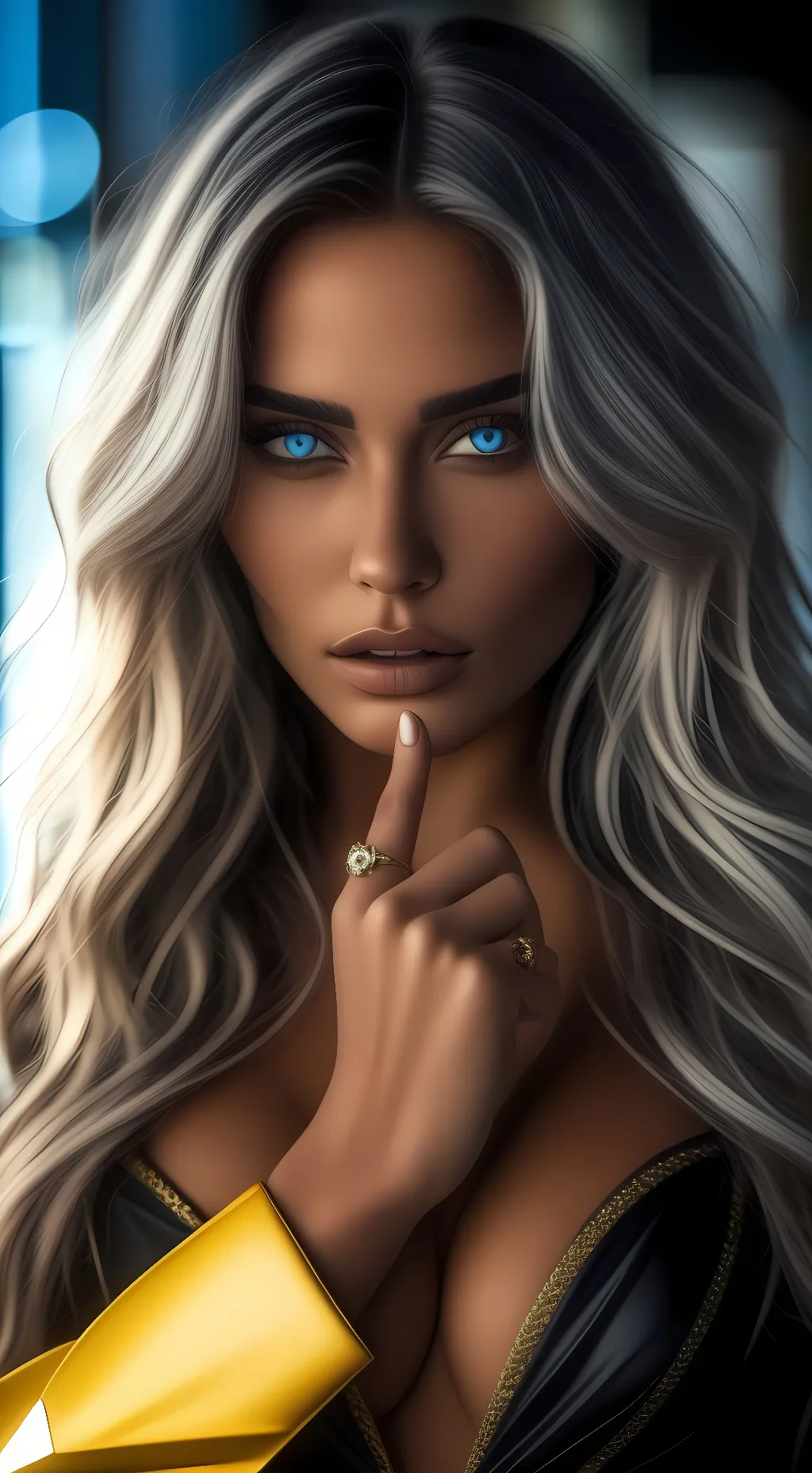 ai character: alisa déwoon background