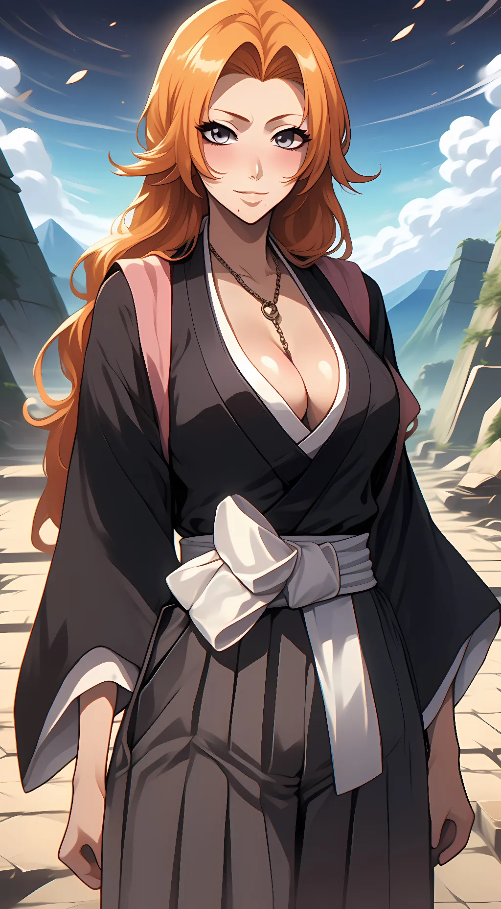 ai character: Rangiku Matsumoto background