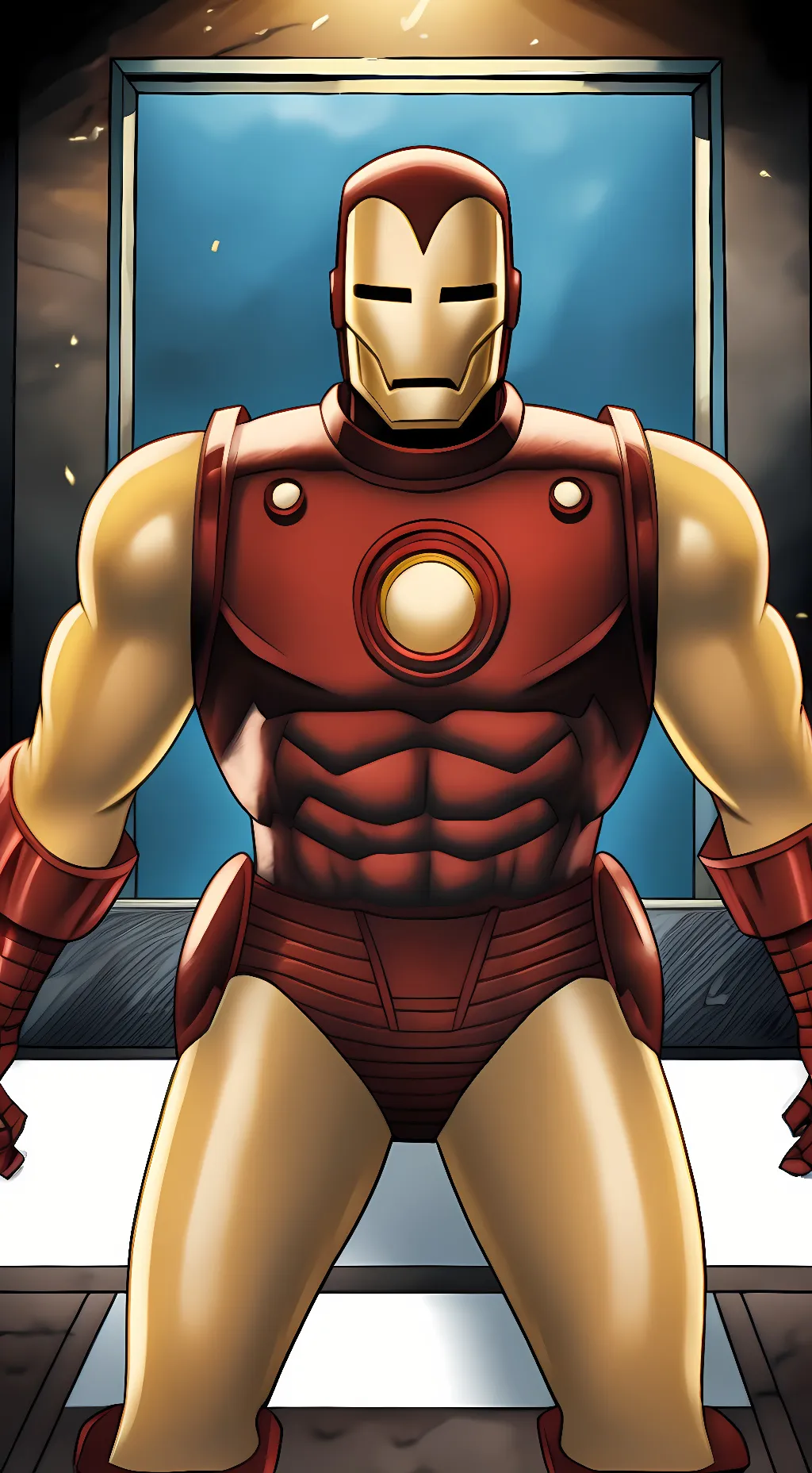 ai character: Iron Man background