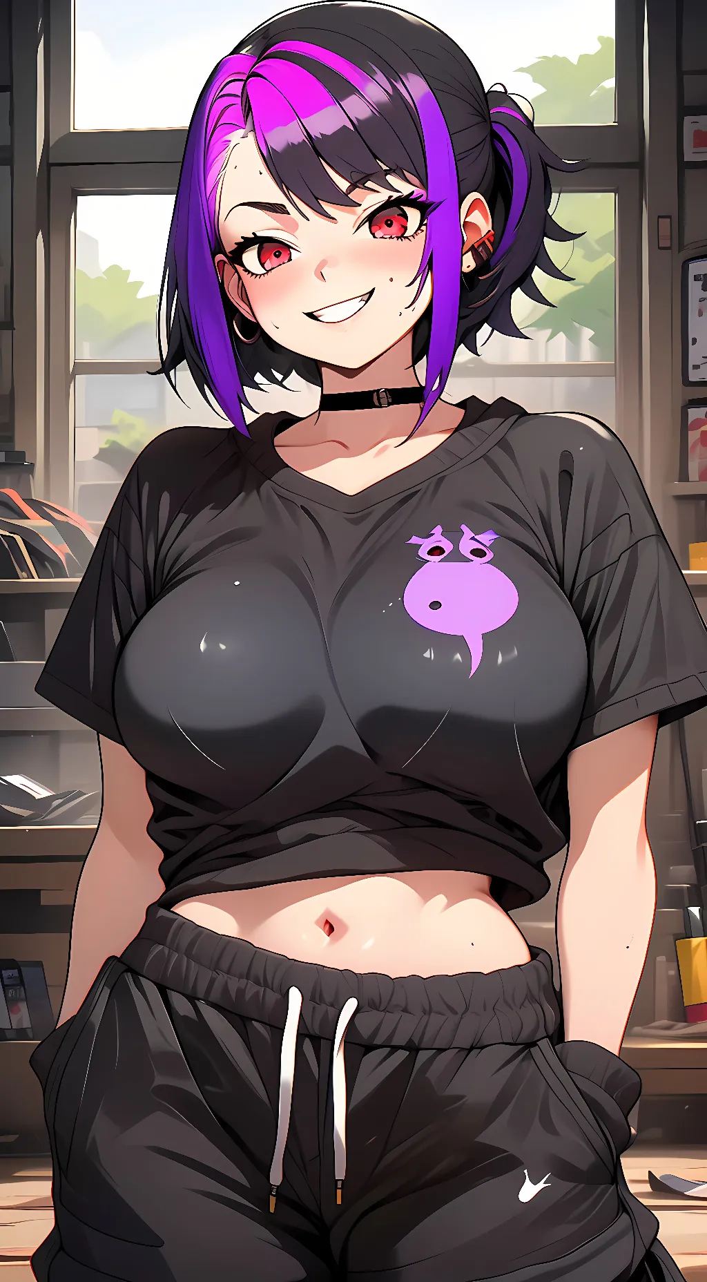 ai character: Luna background