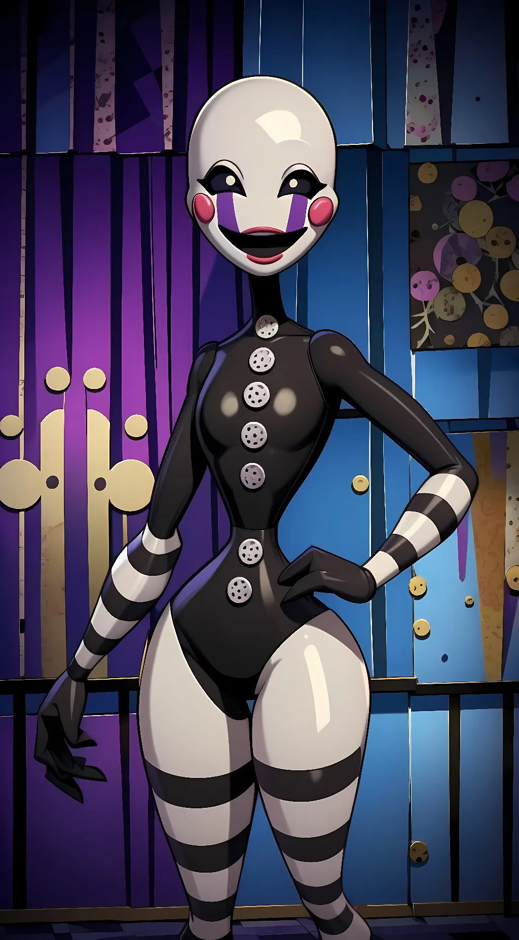 ai character: The Puppet (FNAF) background