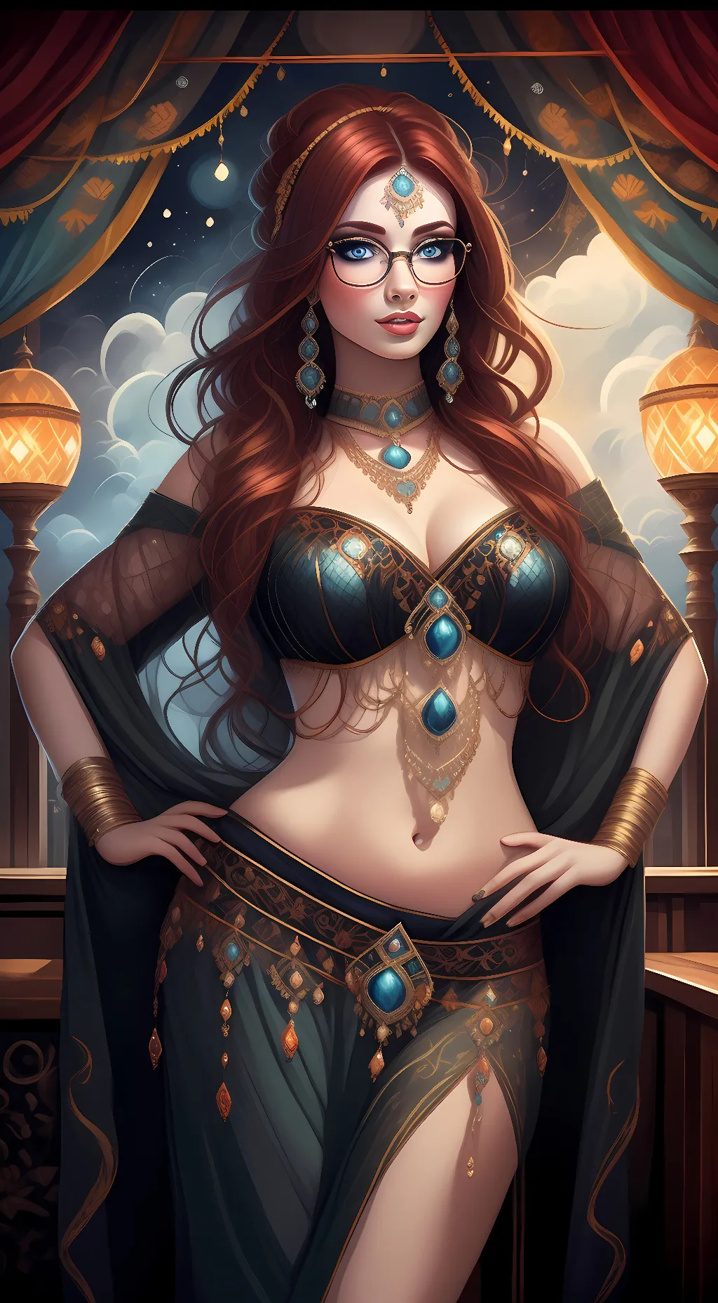 ai character: Jasmina background