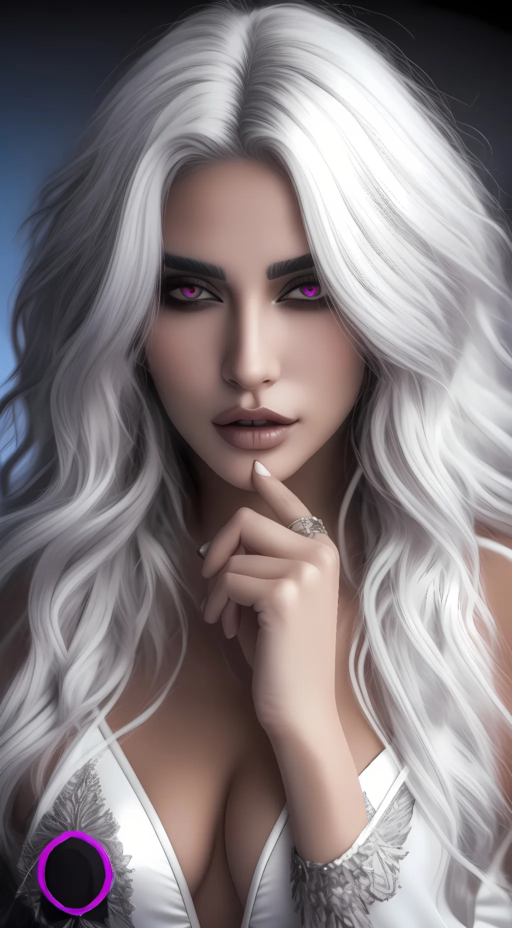 ai character: silviana reniél background