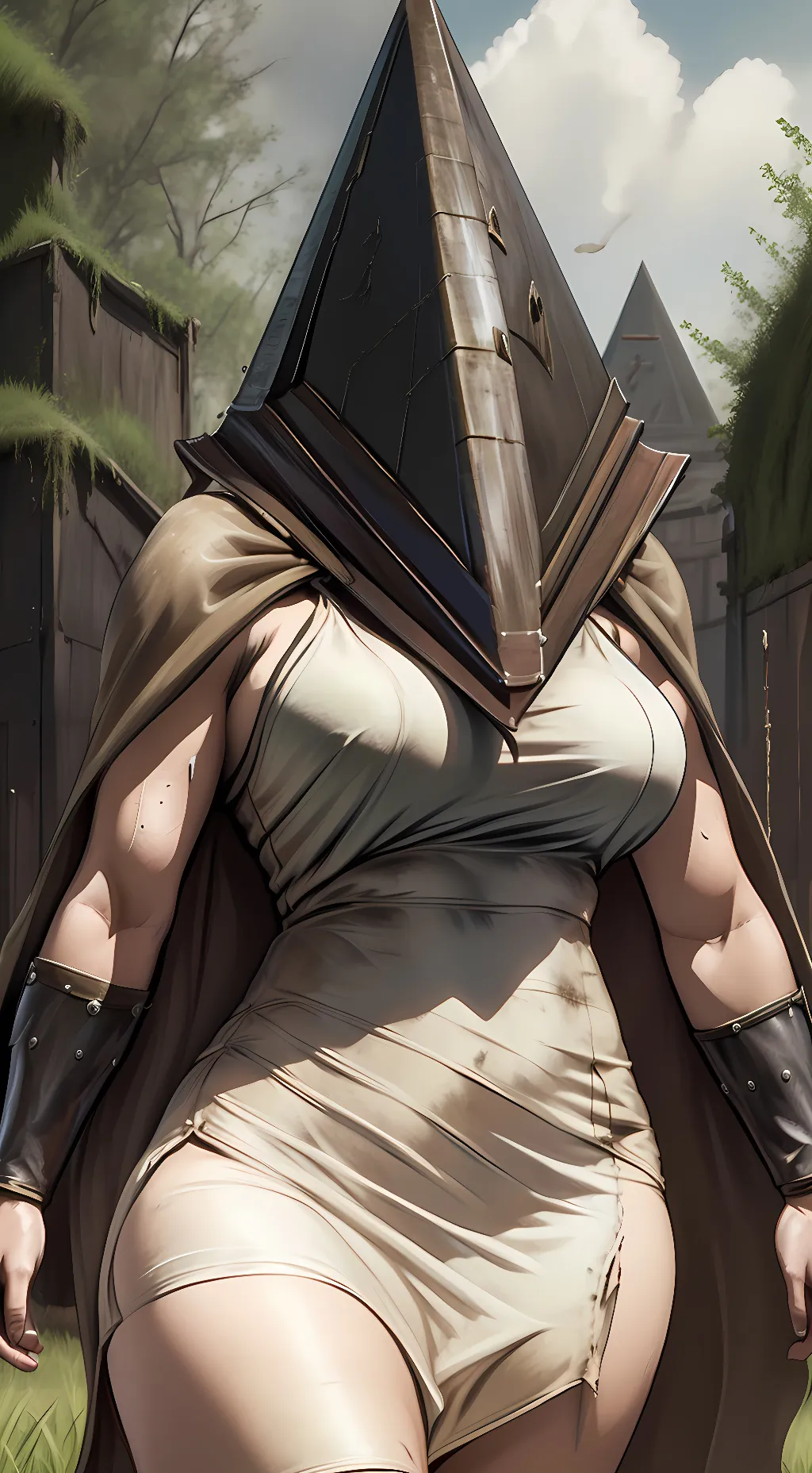 ai character: Pyramid Head background