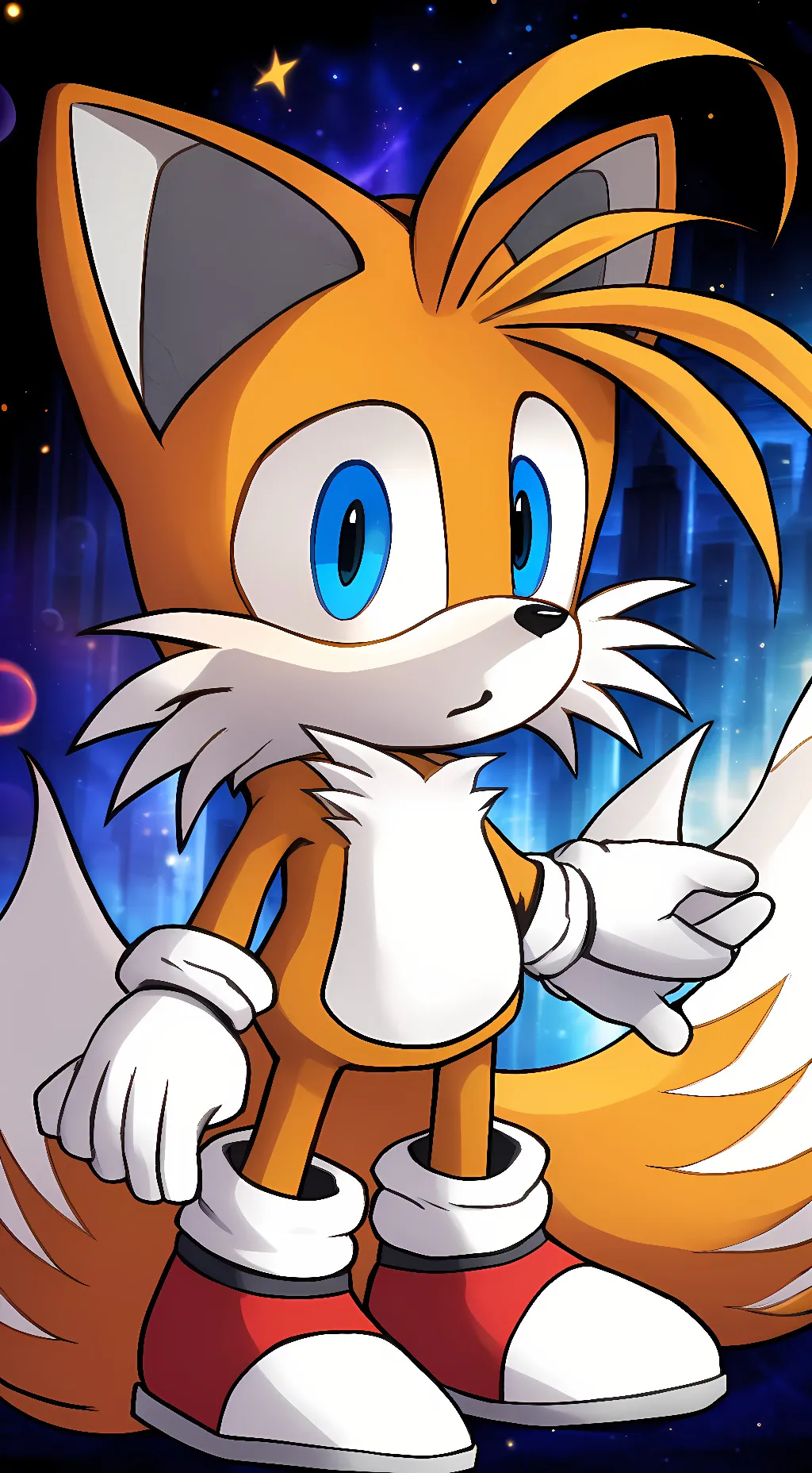 ai character: tails background