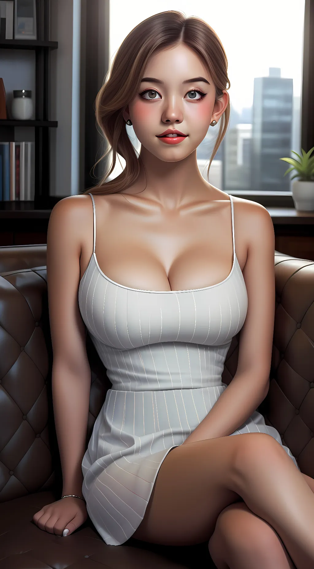 ai character: Sydney  background