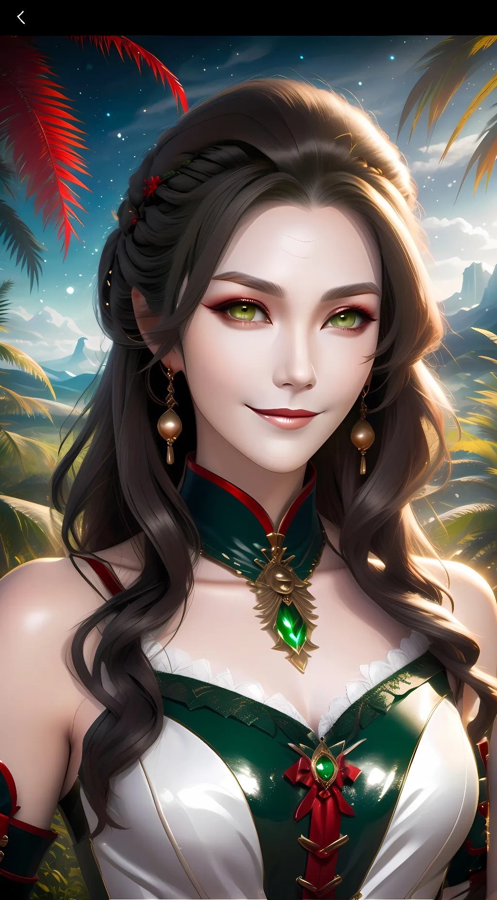 ai character: Emiko Hamada background