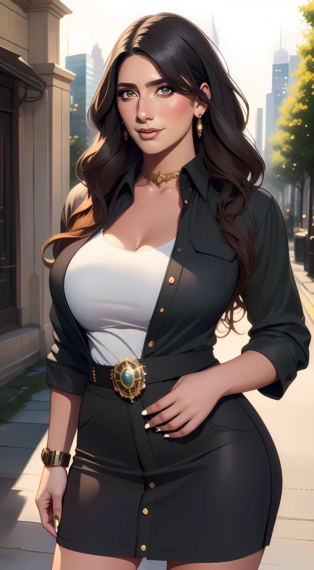 ai character: Sarah  background