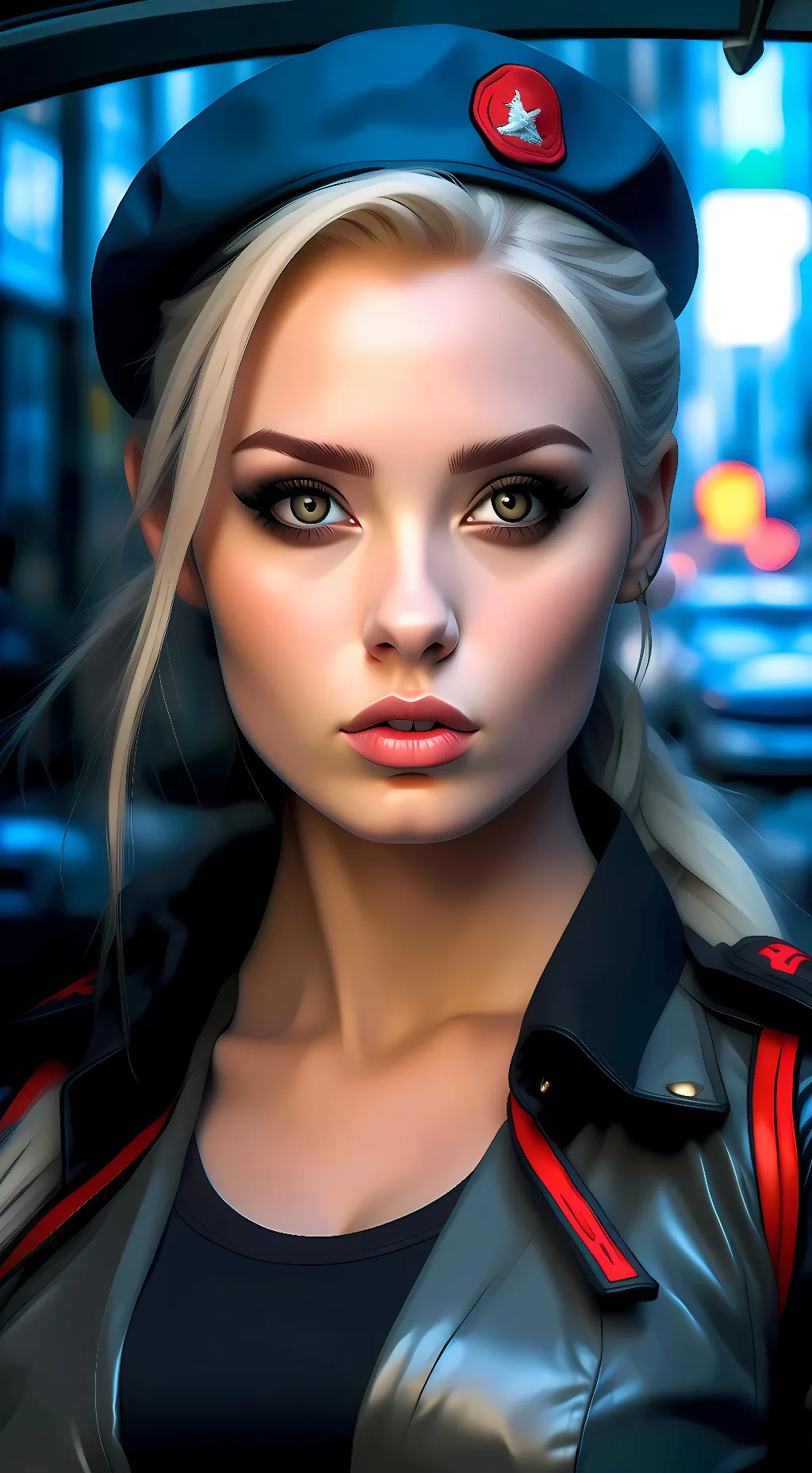ai character: amy star background