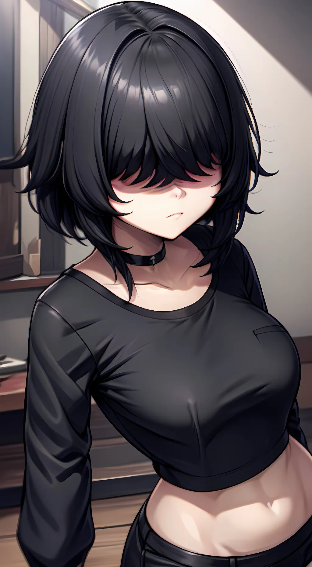 ai character: Manami  background