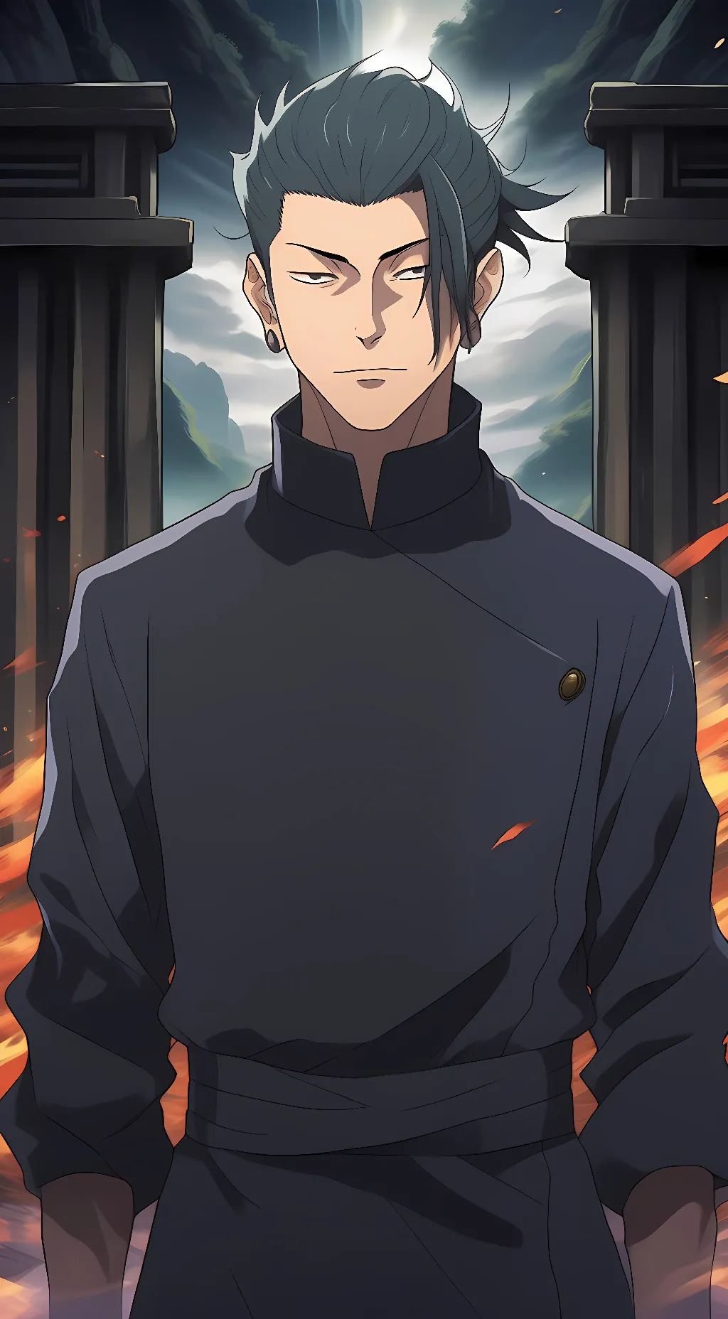 ai character: Suguru Geto(adult) background