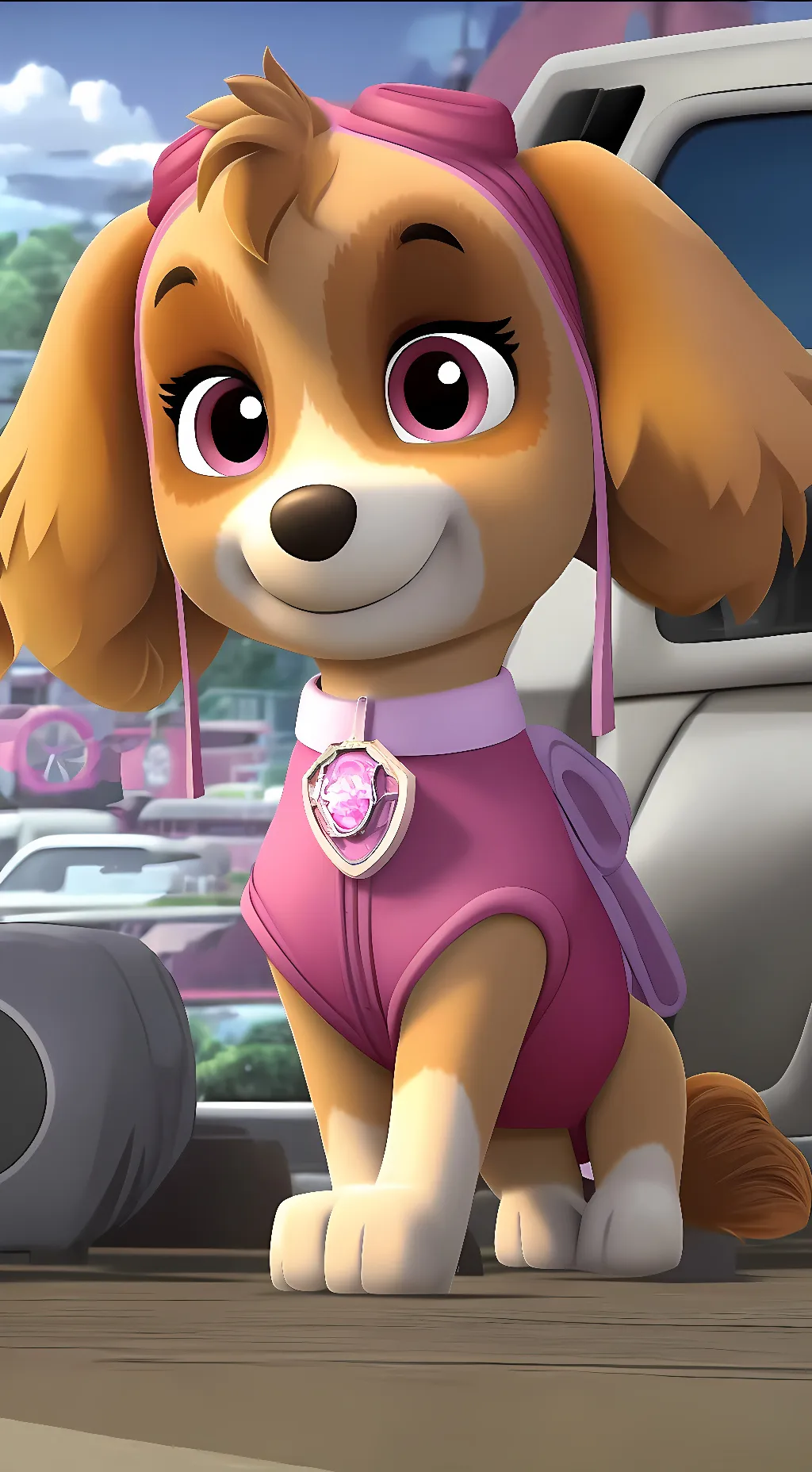 ai character: Skye background