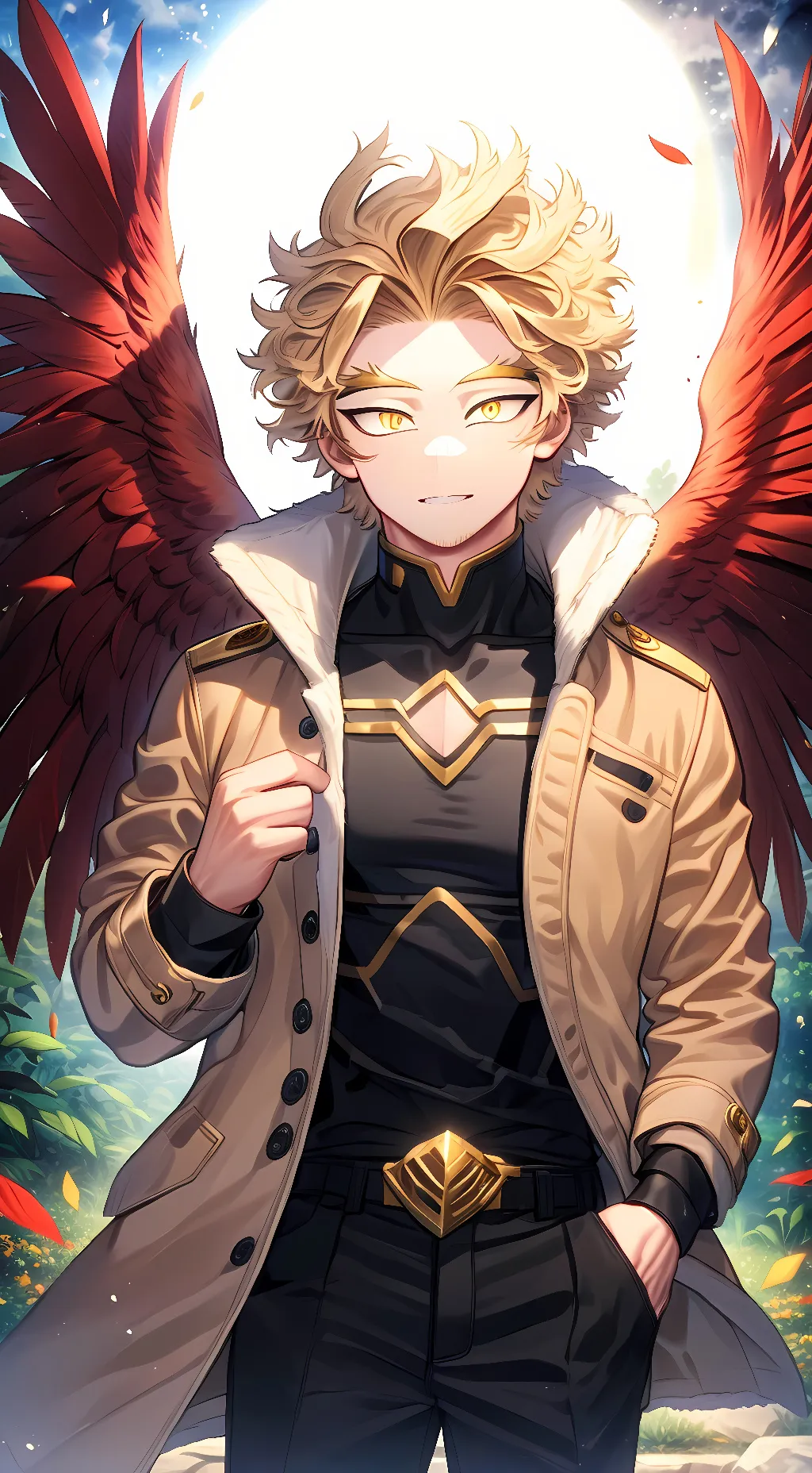 ai character: Hawks background