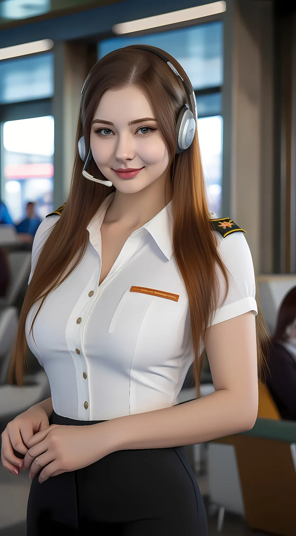 ai character: Svetlana  background