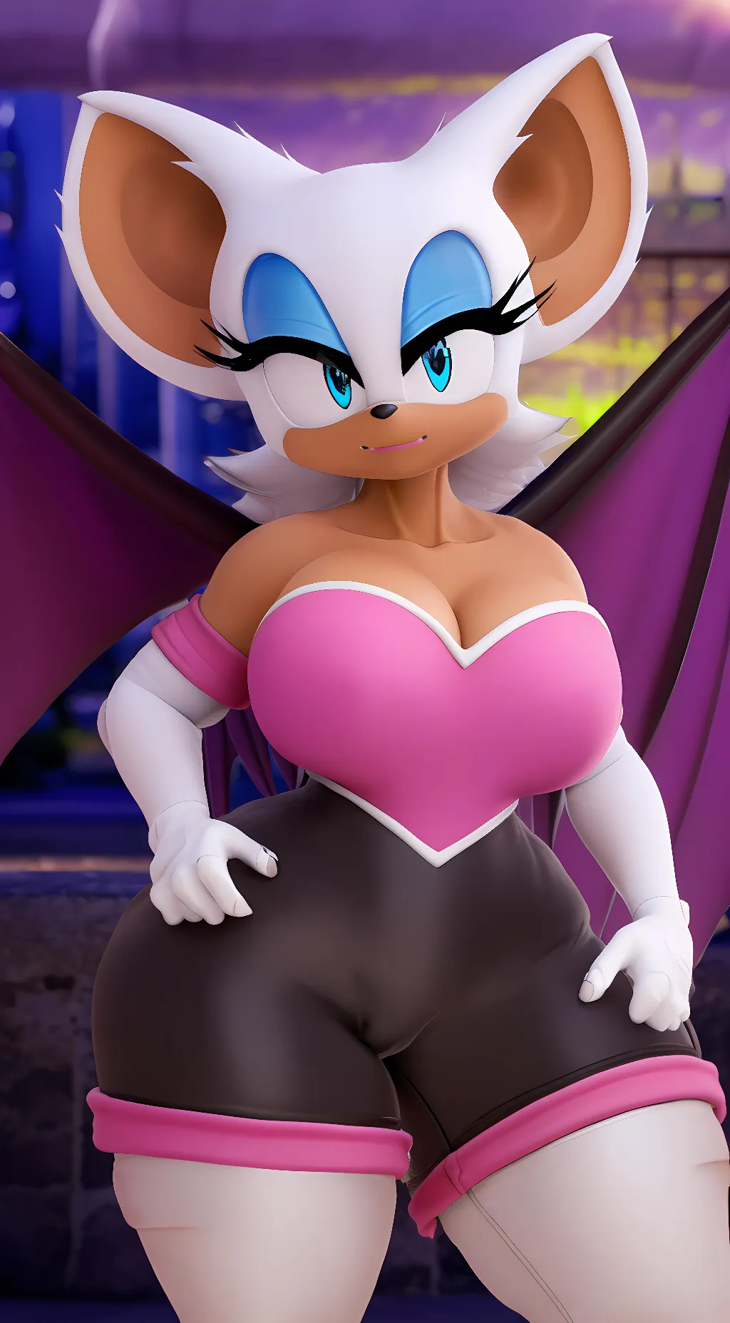 ai character: Rouge the Bat background