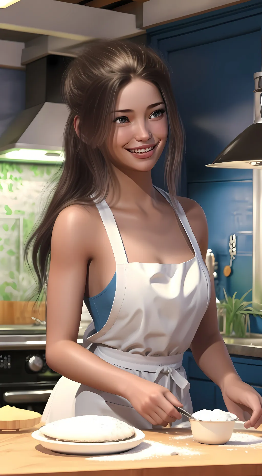 ai character: Angela background