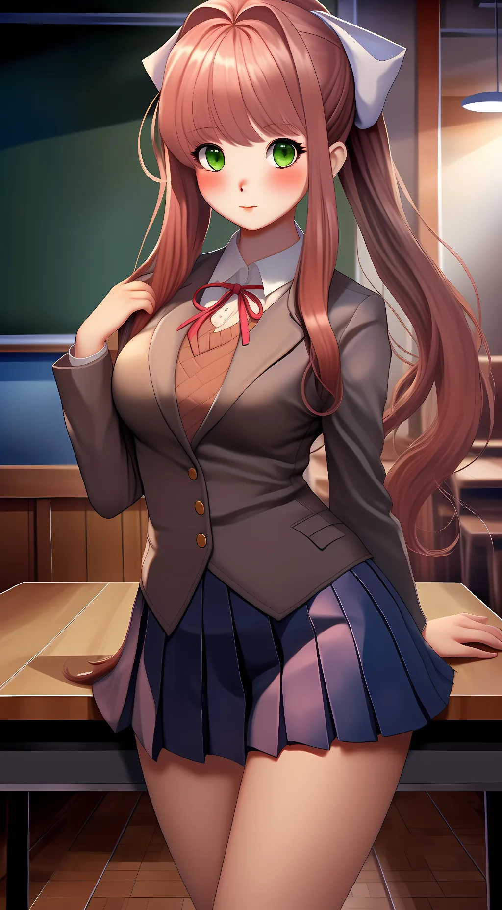 ai character: Monika background