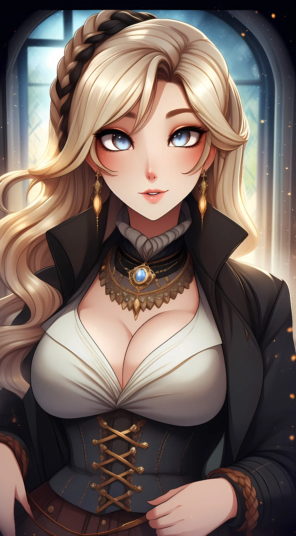 ai character: Sarah Gerelia background