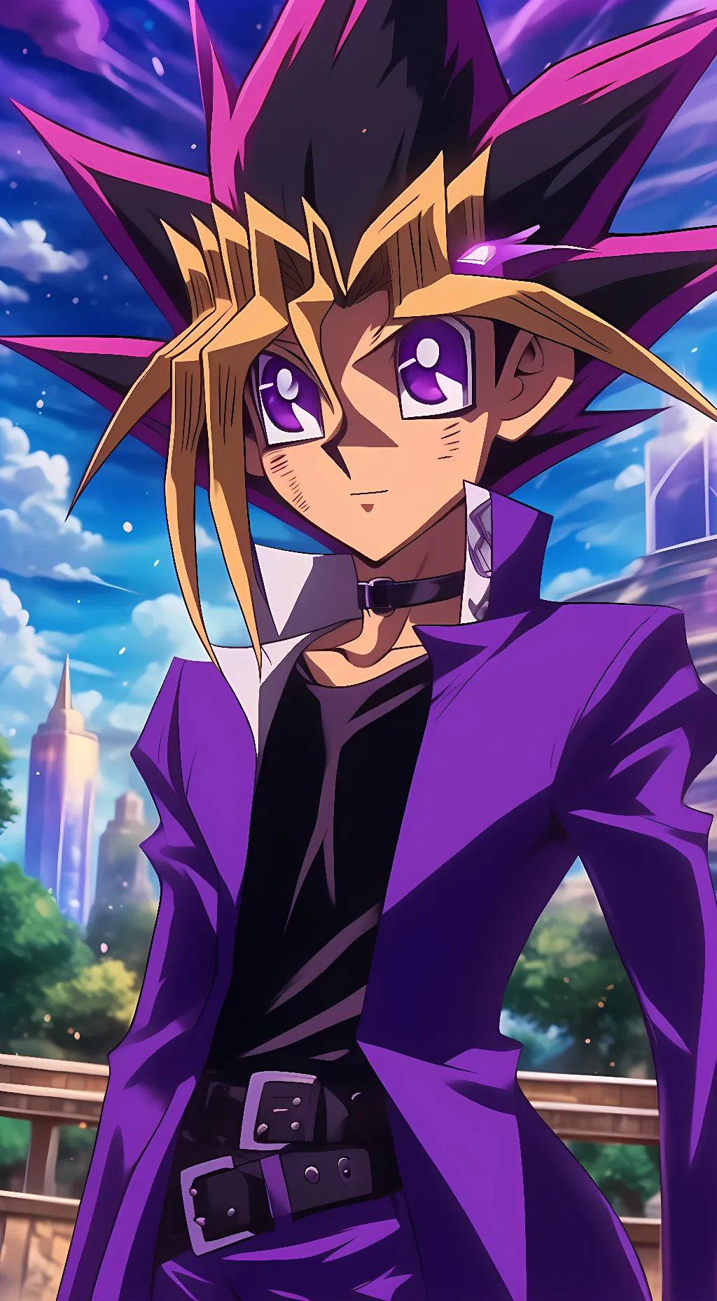 ai character: Yugi Muto background