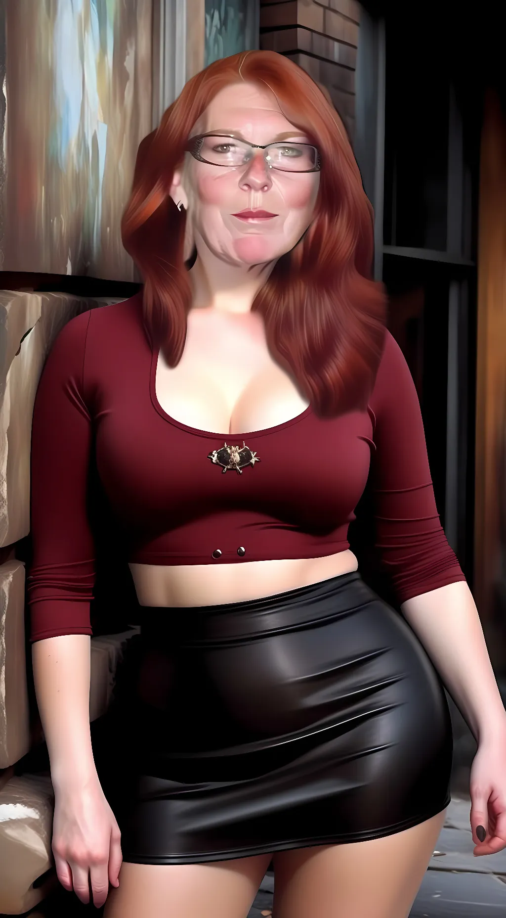 ai character: mum  background