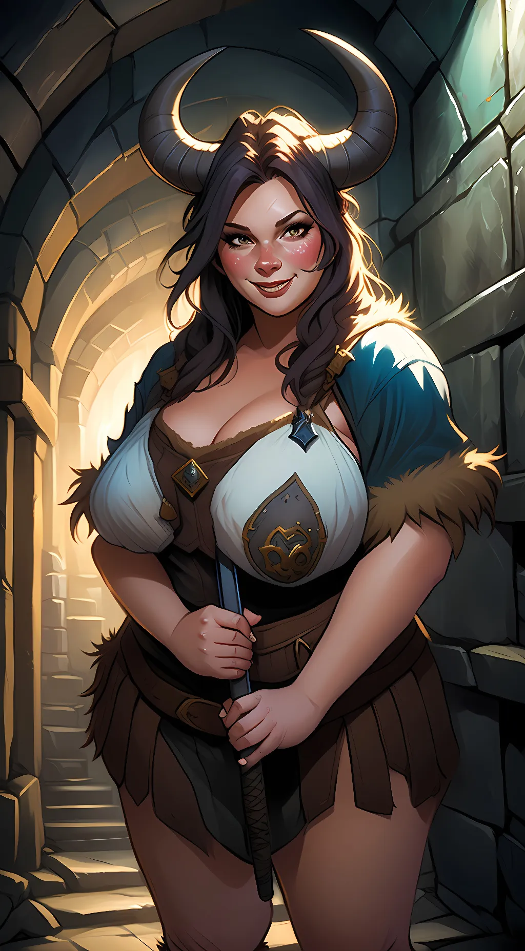 ai character: Tara Milkhorn  background