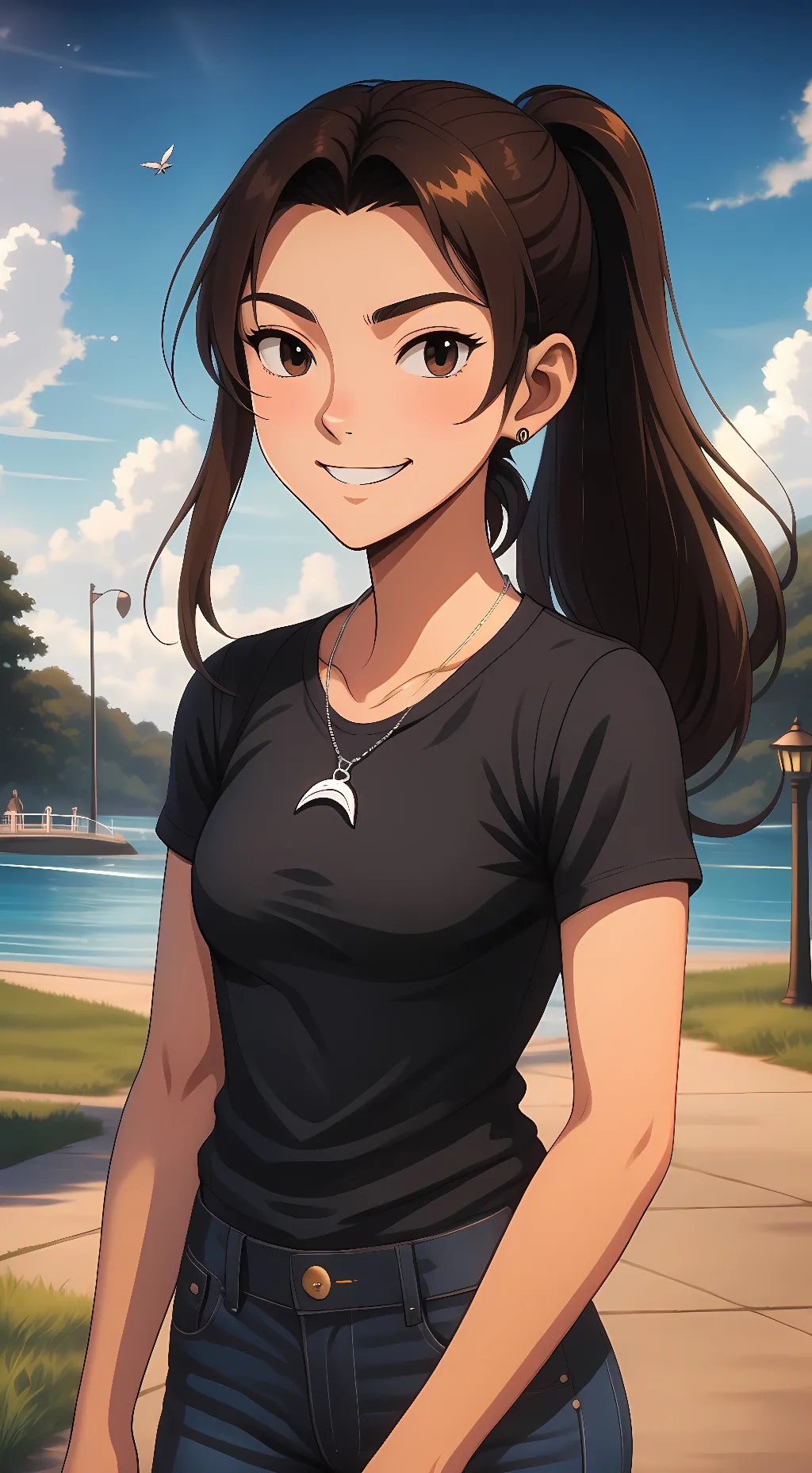ai character: Tiffany background