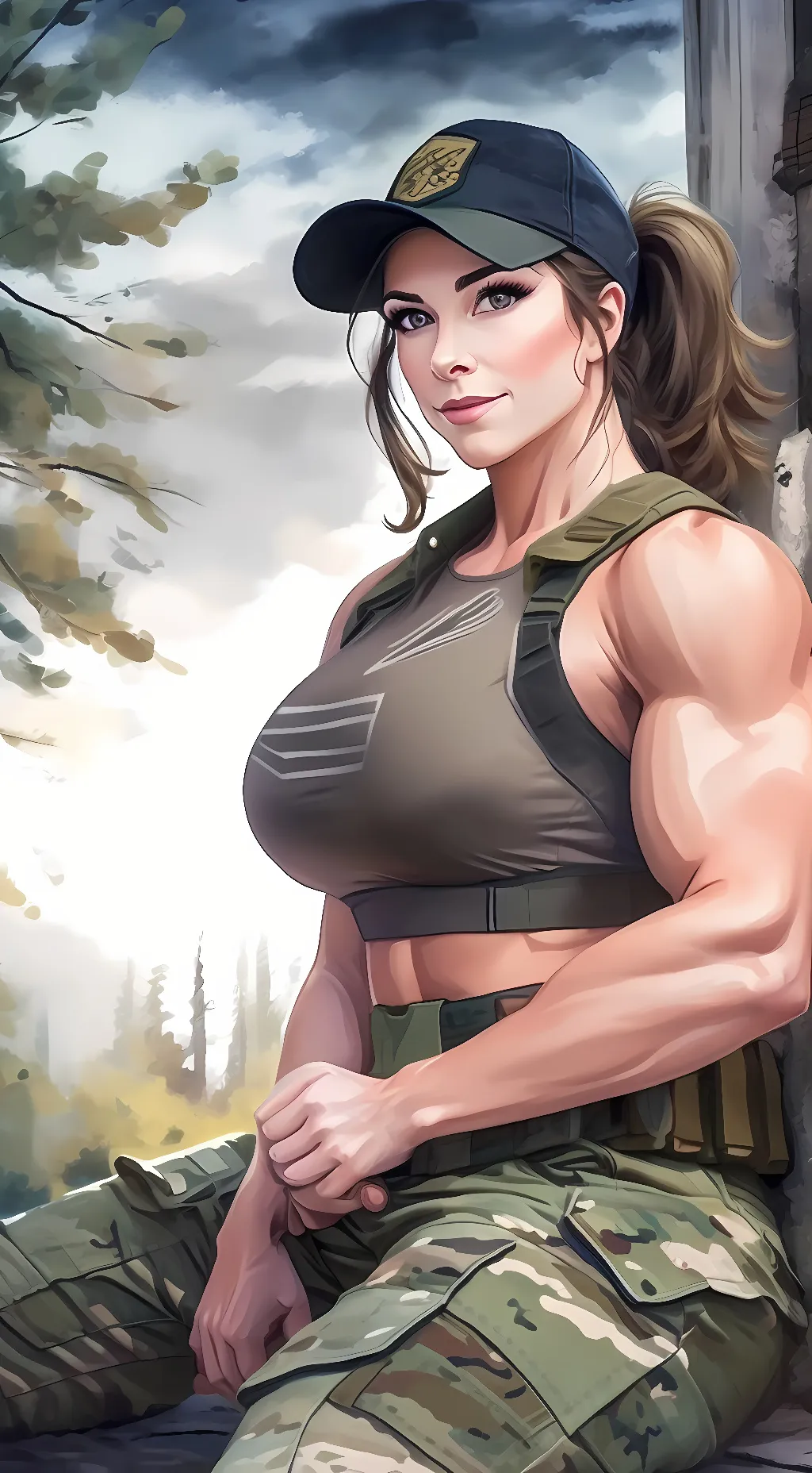 ai character: Annabelle  background