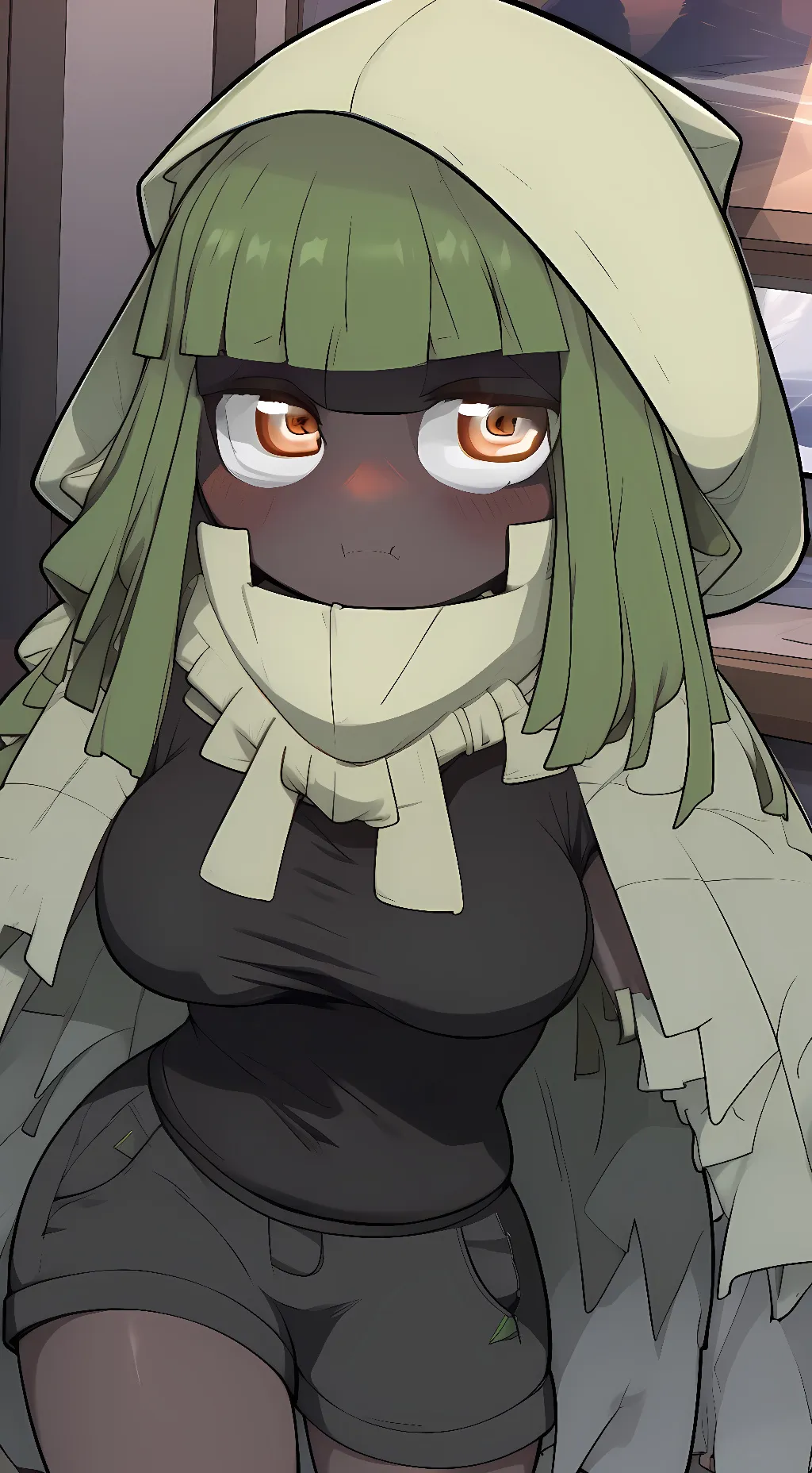 ai character: Glare (Minecraft) background