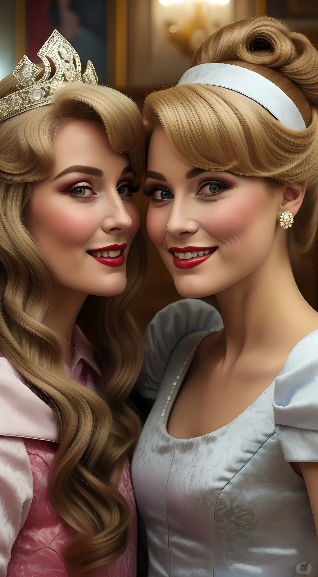 ai character: Ella & Aurora background