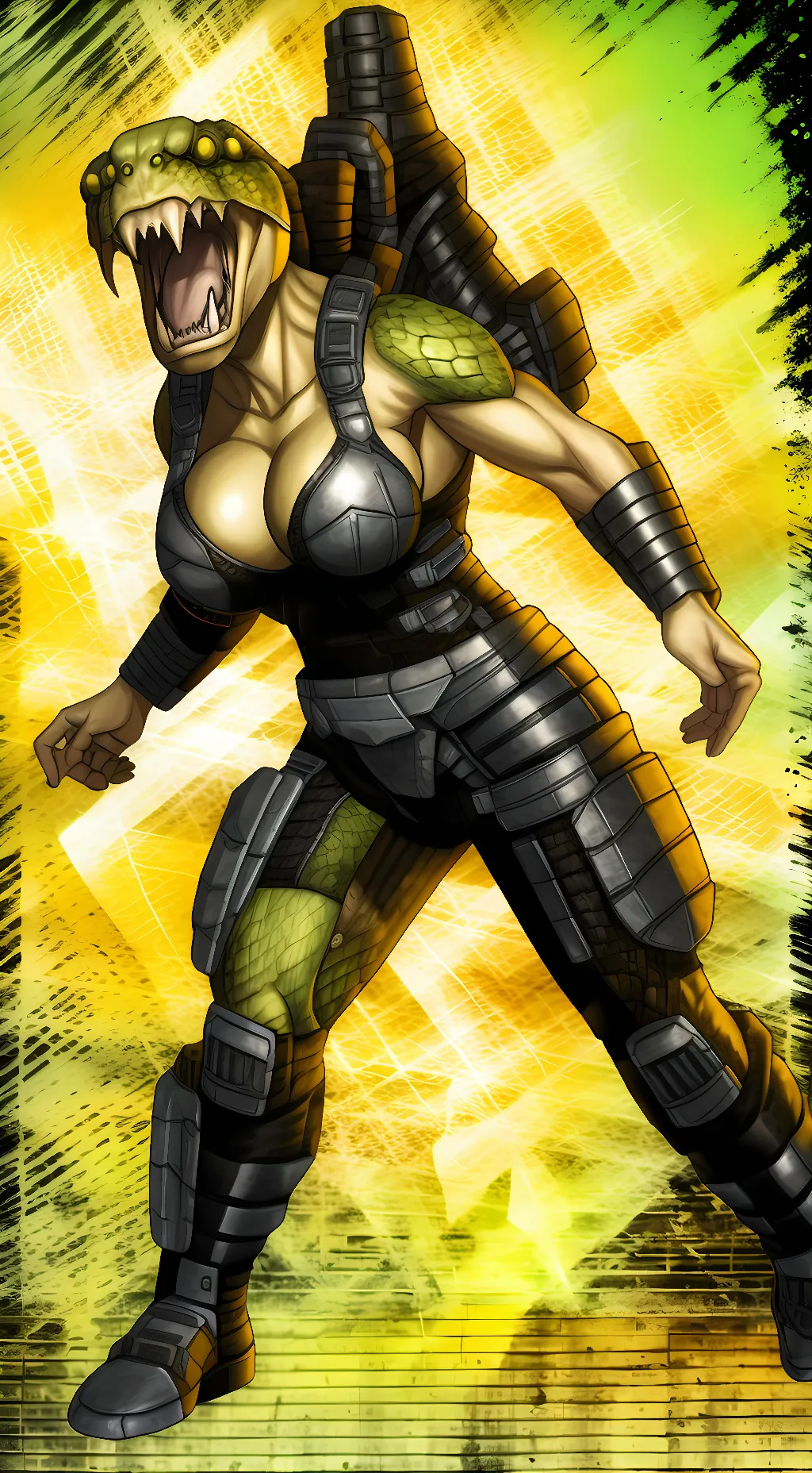 ai character: Chimera Steelhead background