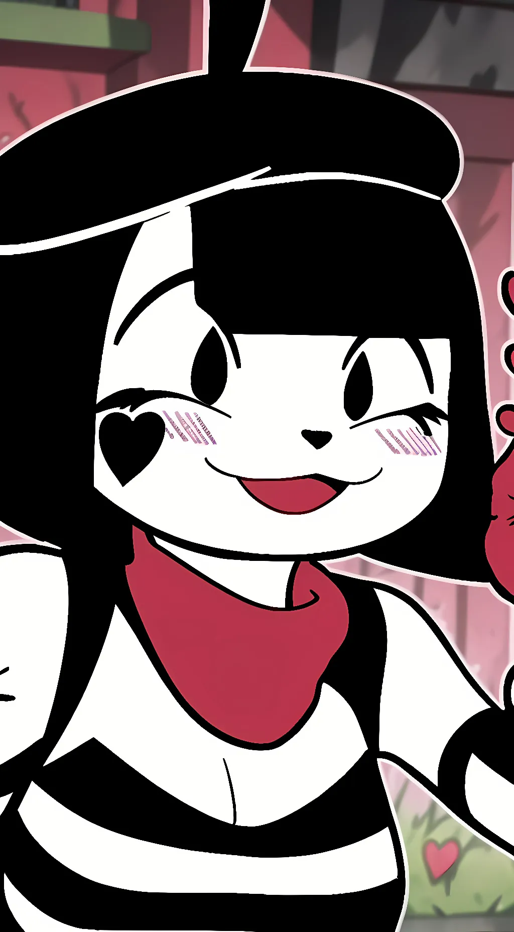 ai character: BonBon background