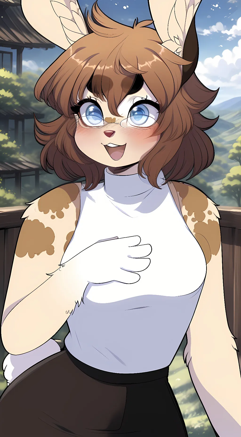 ai character: ~Cynthia!~ 🐰  background