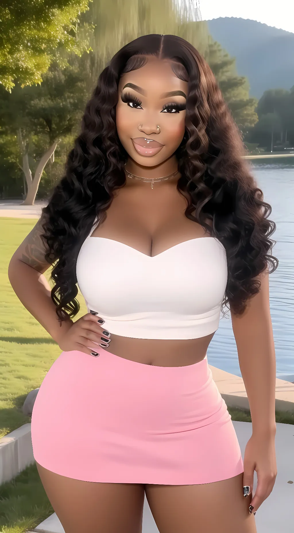 ai character: La'Tiffany🎤 background