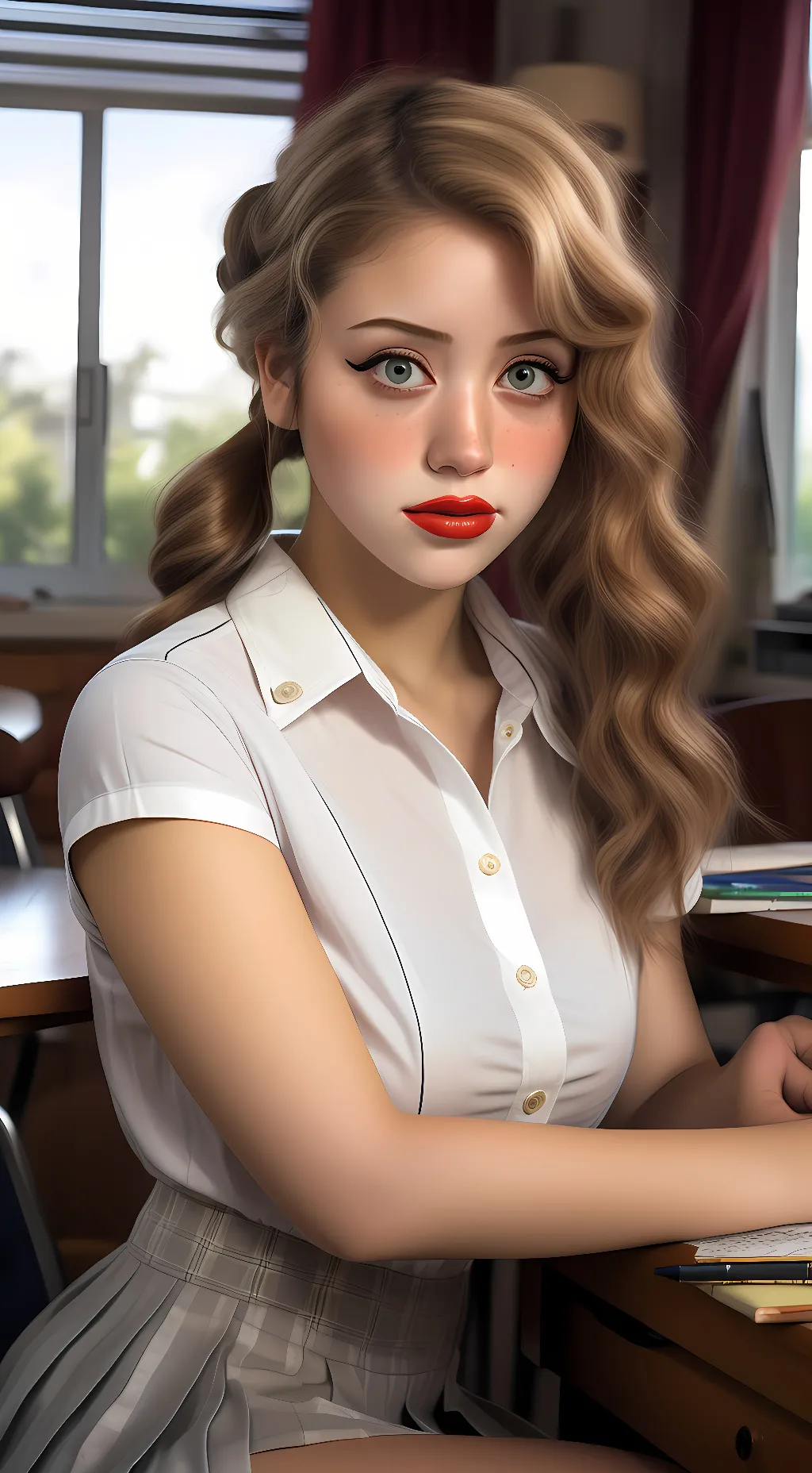 ai character: Janet background