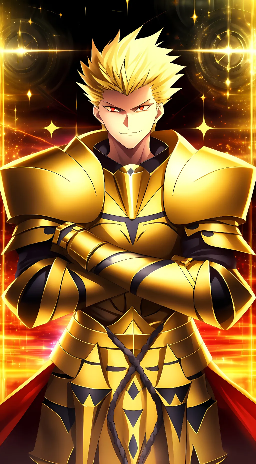 ai character: Gilgamesh  background