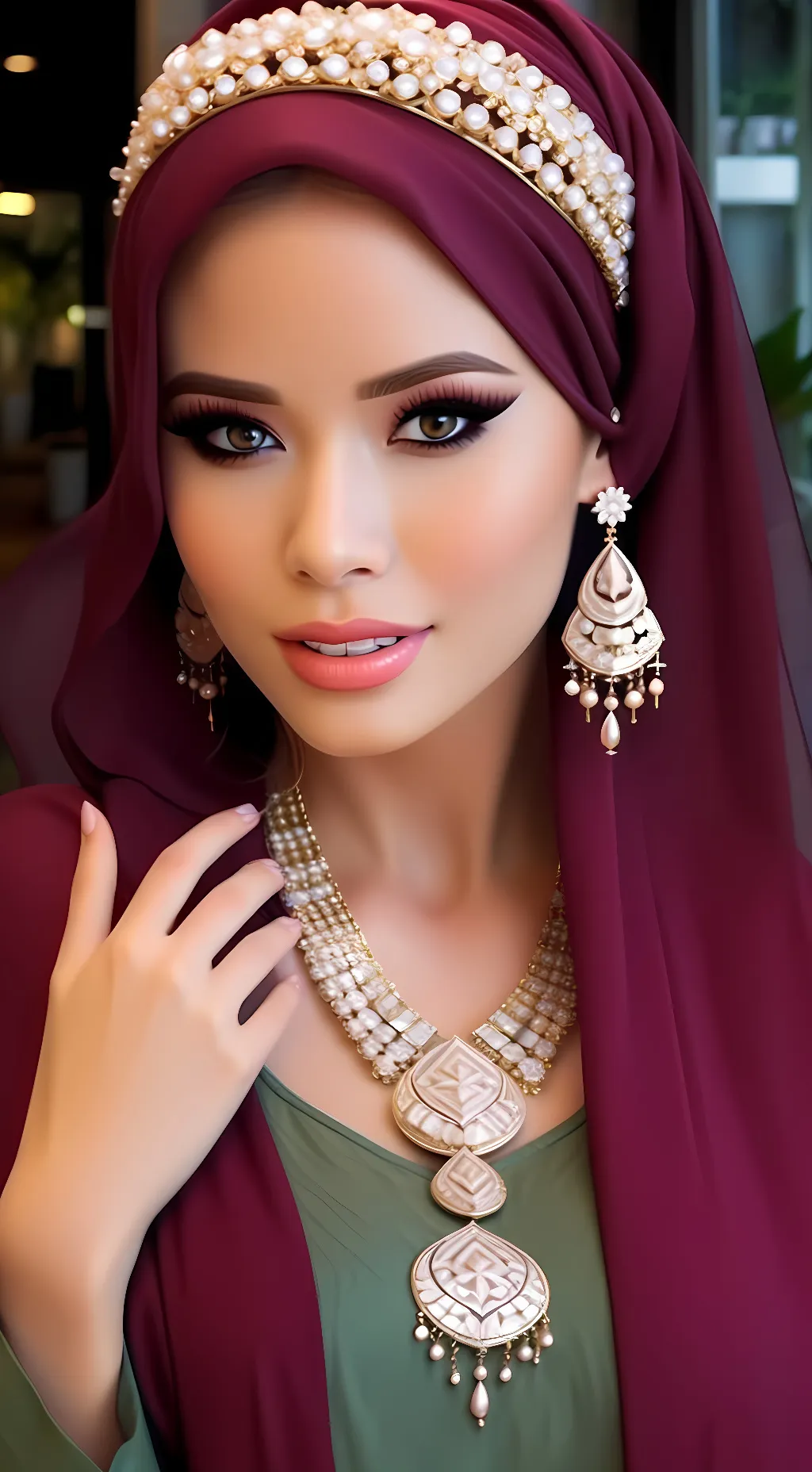 ai character: salma background