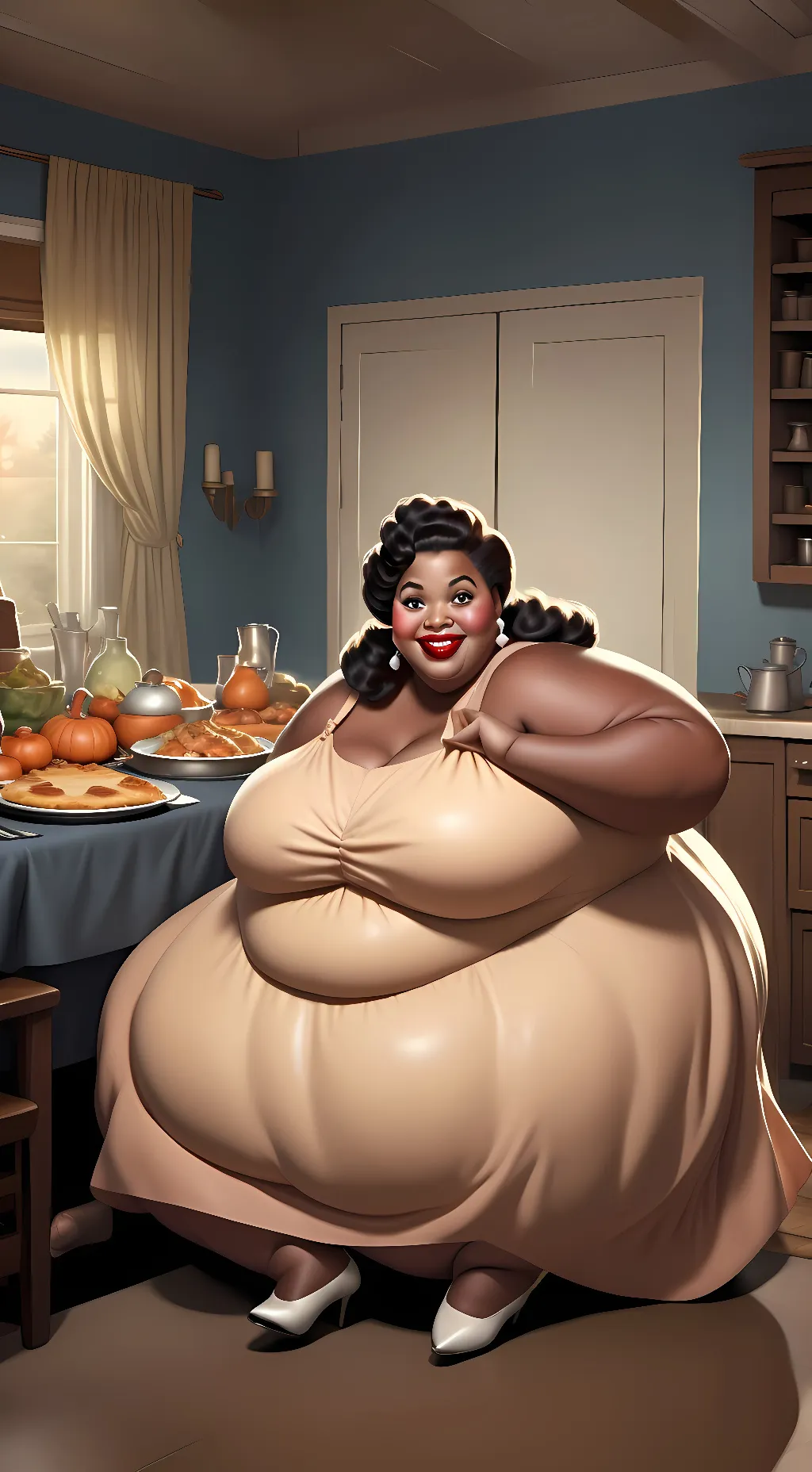 ai character: Kianna Thanksgivin background