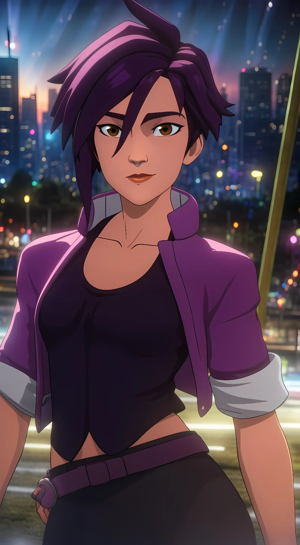 ai character: Invisigal  background